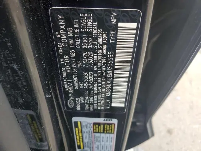 2021 HYUNDAI PALISADE SEL  