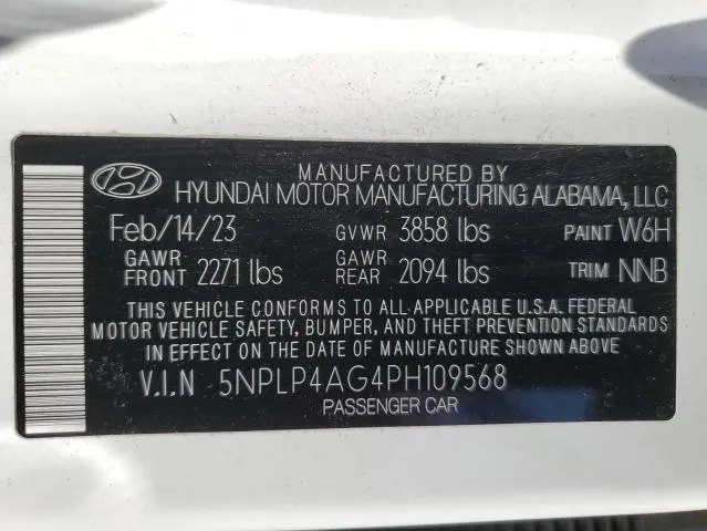 2023 HYUNDAI ELANTRA LIMITED  