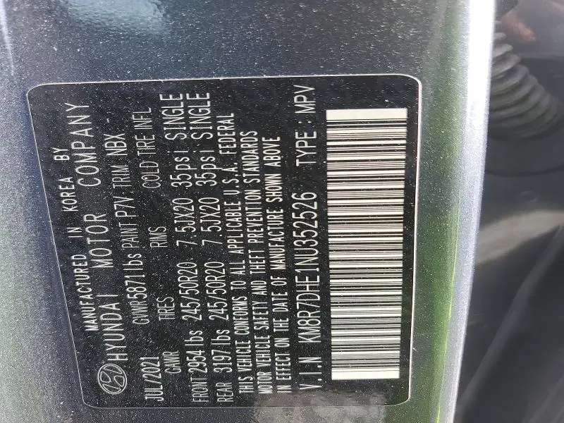 2022 HYUNDAI PALISADE CALLIGRAPHY  