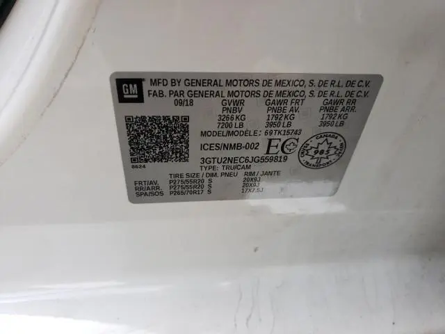 2018 GMC SIERRA K1500 SLT  