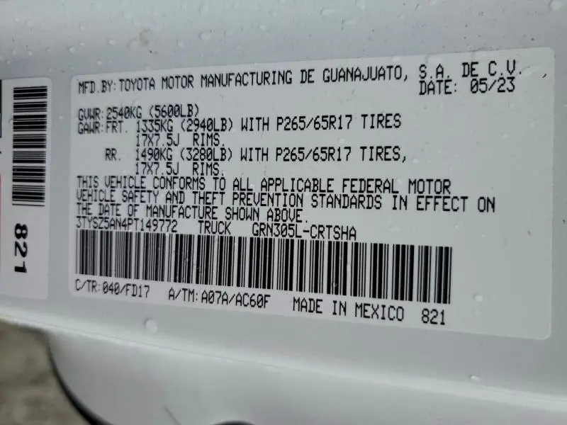 2023 TOYOTA TACOMA ACCESS CAB  