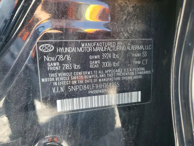 2017 HYUNDAI ELANTRA VALUE EDITION  