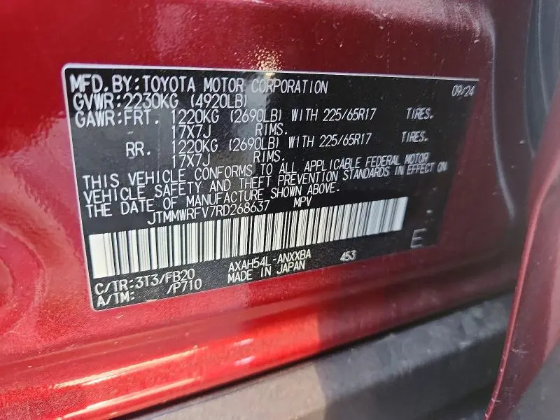 2024 TOYOTA RAV4 LE  