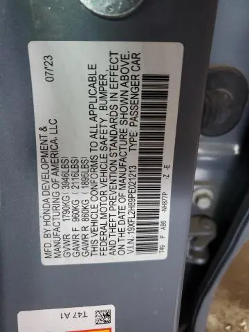 2023 HONDA CIVIC SPORT  