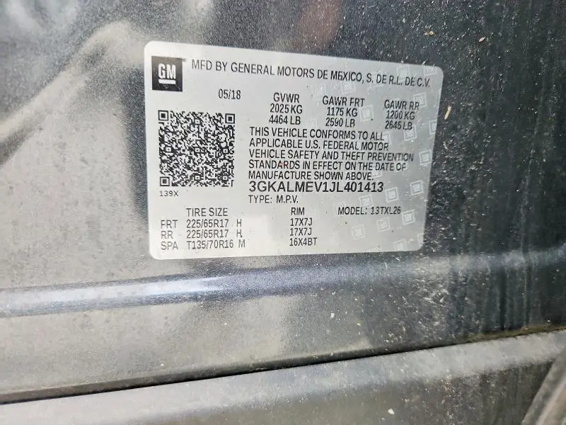 2018 GMC TERRAIN SLE  