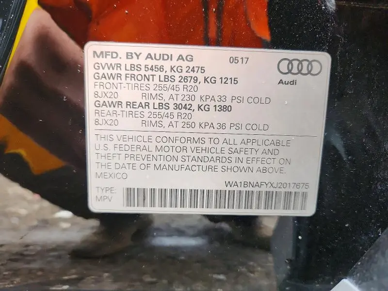 2018 AUDI Q5 PREMIUM PLUS  