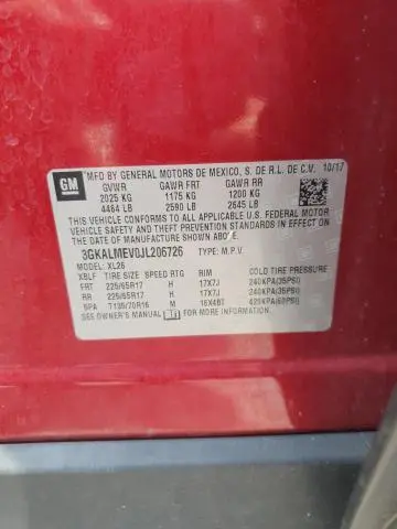 2018 GMC TERRAIN SLE