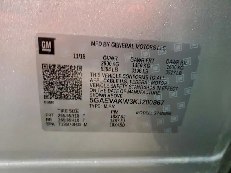 2019 BUICK ENCLAVE ESSENCE  