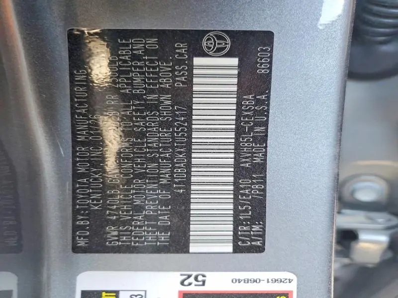 2026 TOYOTA CAMRY SE  