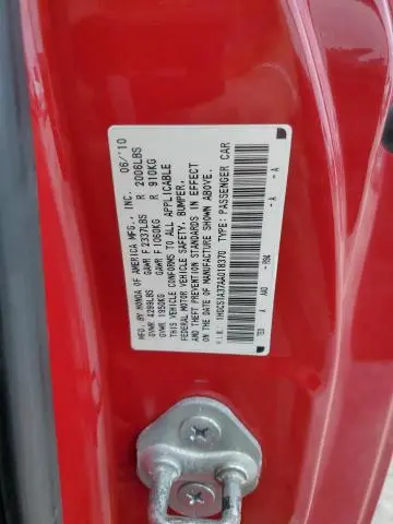 2010 HONDA ACCORD LX  