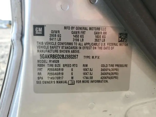 2011 BUICK ENCLAVE CXL  