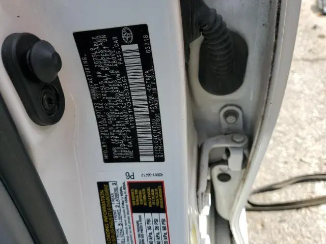 2012 TOYOTA CAMRY BASE  