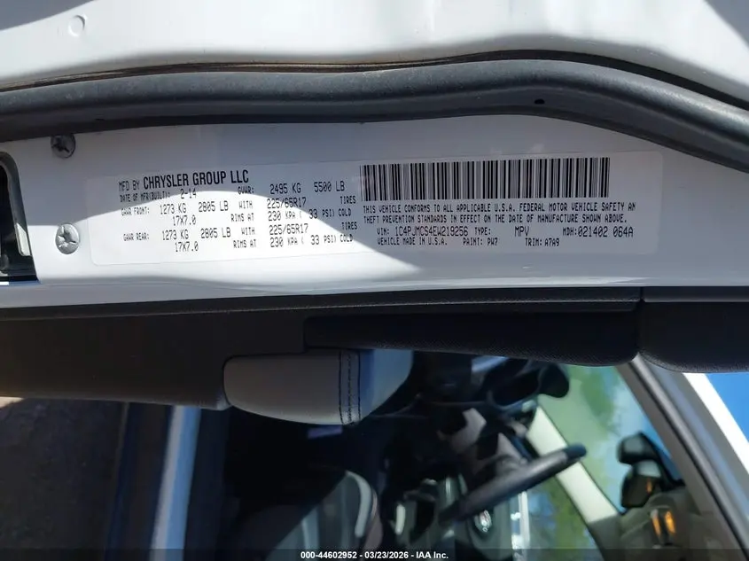 2014 JEEP CHEROKEE LATITUDE