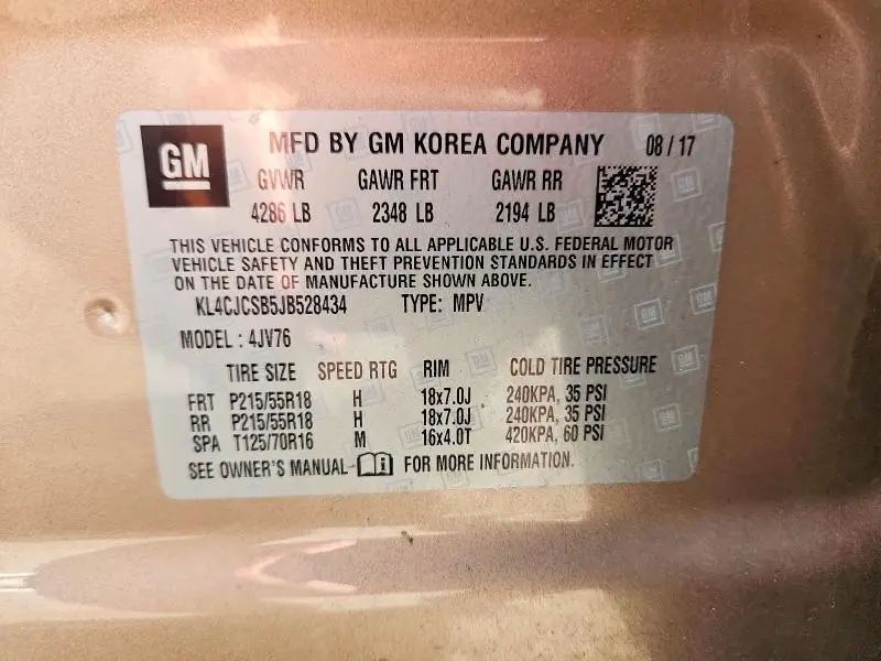 2018 BUICK ENCORE ESSENCE  