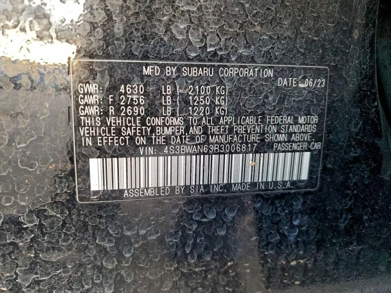 2024 SUBARU LEGACY LIMITED  