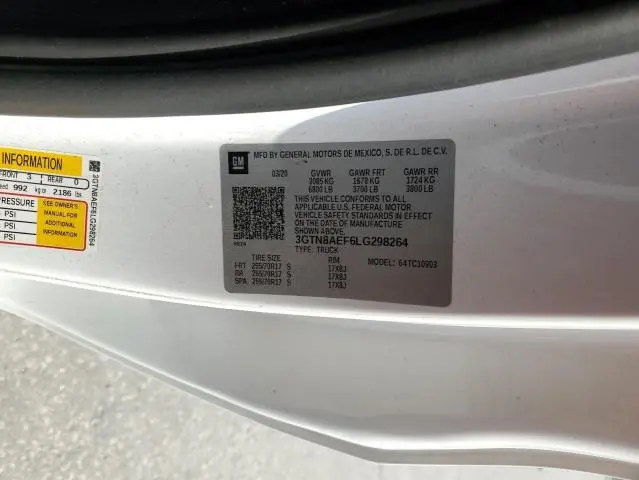 2020 GMC SIERRA C1500  