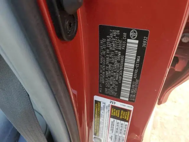 2011 TOYOTA CAMRY BASE  