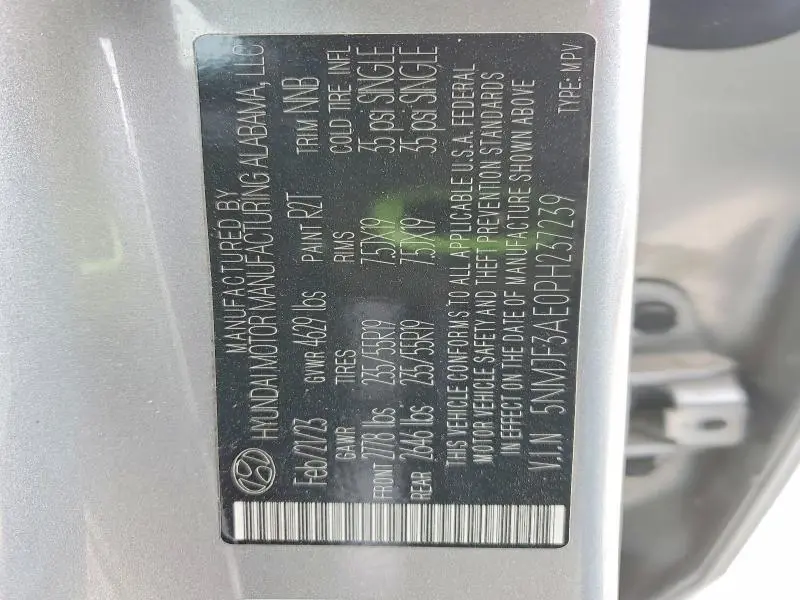 2023 HYUNDAI TUCSON SEL  