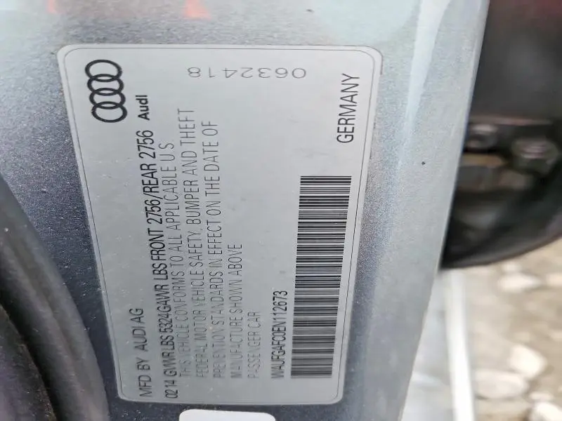 2014 AUDI A6 PREMIUM PLUS  