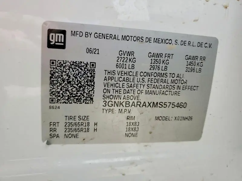 2021 CHEVROLET BLAZER L  