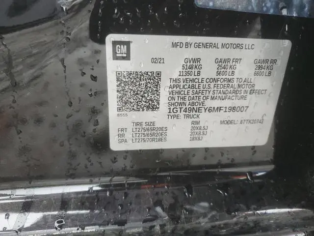 2021 GMC SIERRA K2500 SLT  