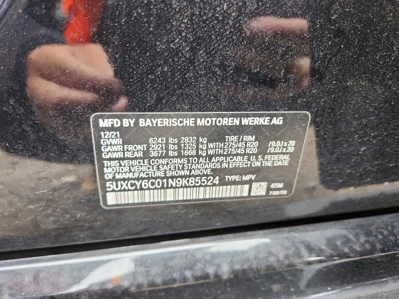 2022 BMW X6 XDRIVE40I  