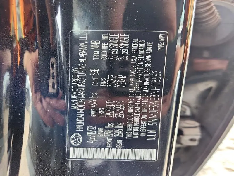 2022 HYUNDAI TUCSON SEL  