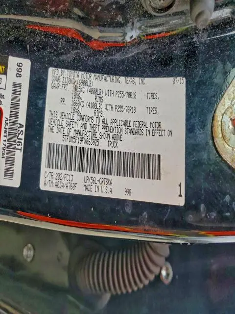 2015 TOYOTA TUNDRA DOUBLE CAB SR  