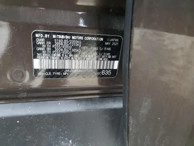 2022 MITSUBISHI OUTLANDER SEL  