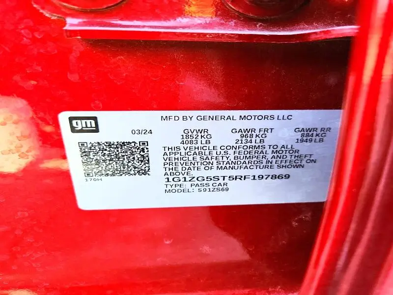 2024 CHEVROLET MALIBU RS  