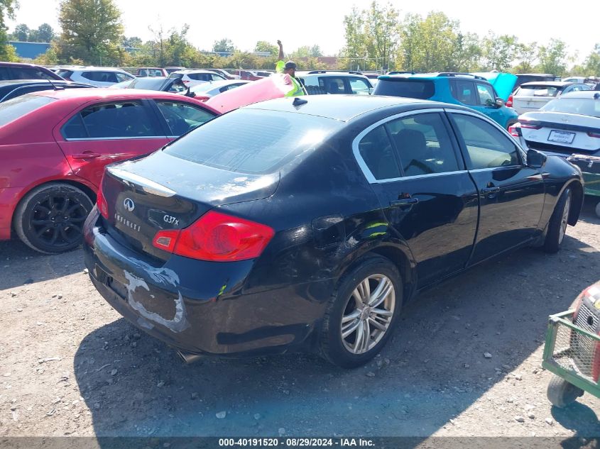 2012 INFINITI G37X  