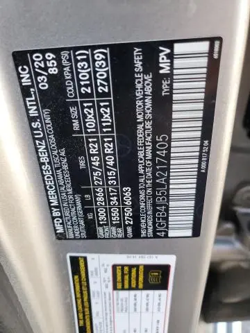 2020 MERCEDES-BENZ GLE 350  