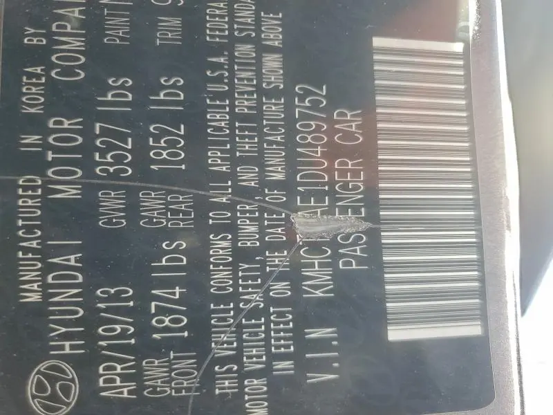 2013 HYUNDAI ACCENT GLS  