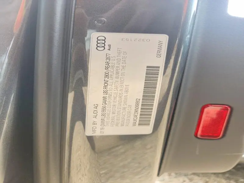2019 AUDI A6 PREMIUM  