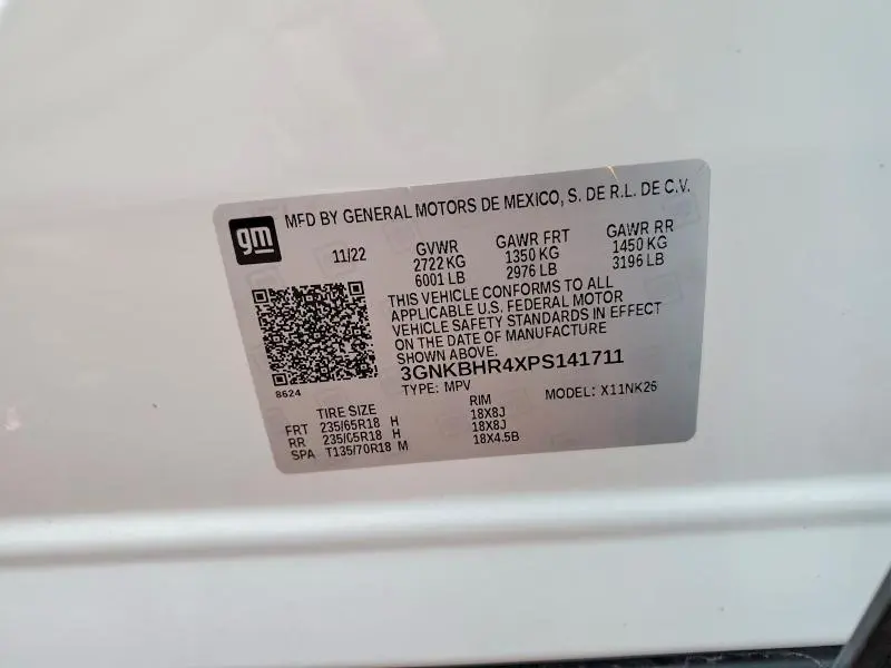 2023 CHEVROLET BLAZER 2LT  