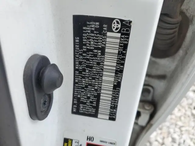 2016 TOYOTA COROLLA L  