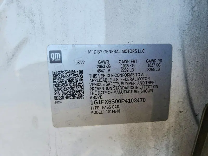 2023 CHEVROLET BOLT EV 2LT  