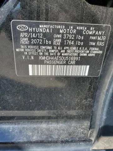 2013 HYUNDAI ELANTRA GLS  