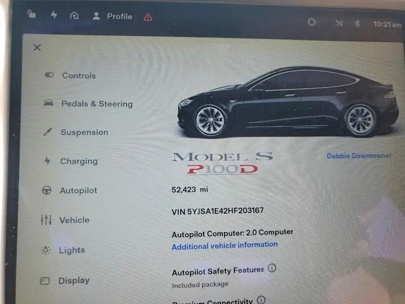 2017 TESLA MODEL S   