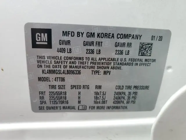 2020 BUICK ENCORE GX ESSENCE  