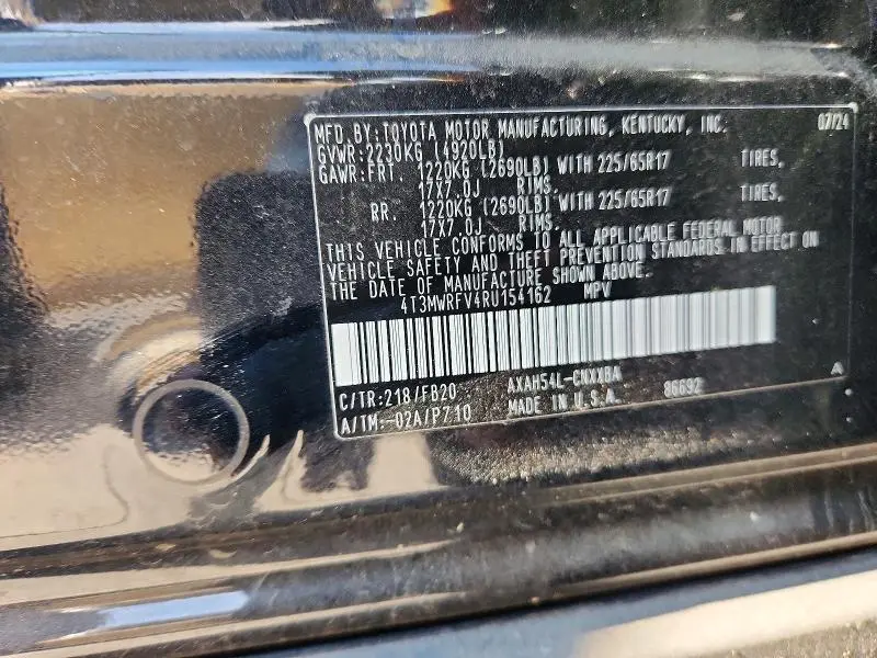 2024 TOYOTA RAV4 LE  