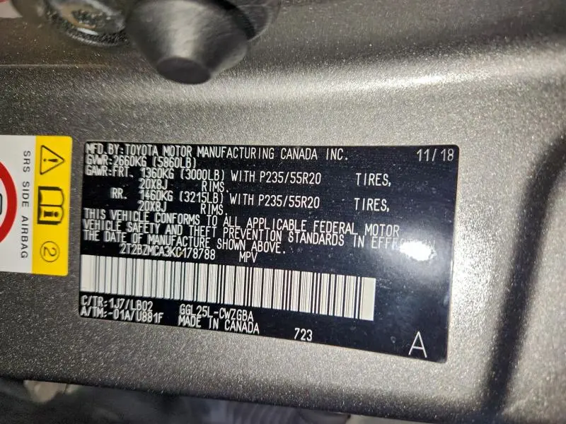 2019 LEXUS RX 350 BASE  