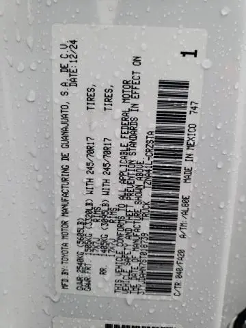 2025 TOYOTA TACOMA XTRACAB  