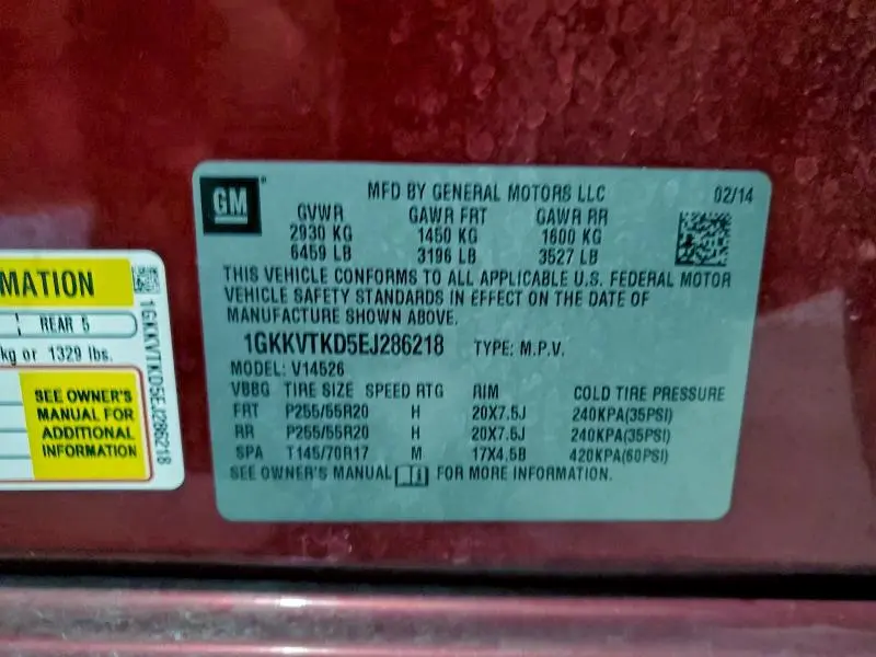 2014 GMC ACADIA DENALI  