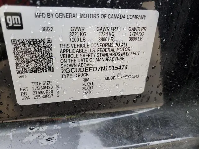 2022 CHEVROLET SILVERADO K1500 RST  