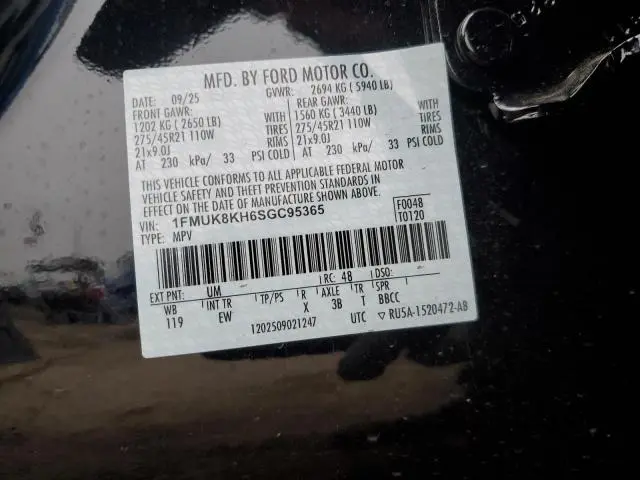 2025 FORD EXPLORER ST-LINE  