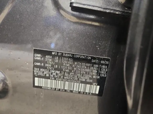 2025 SUBARU OUTBACK PREMIUM  