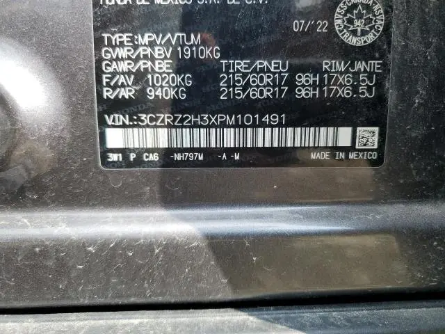 2023 HONDA HR-V LX  