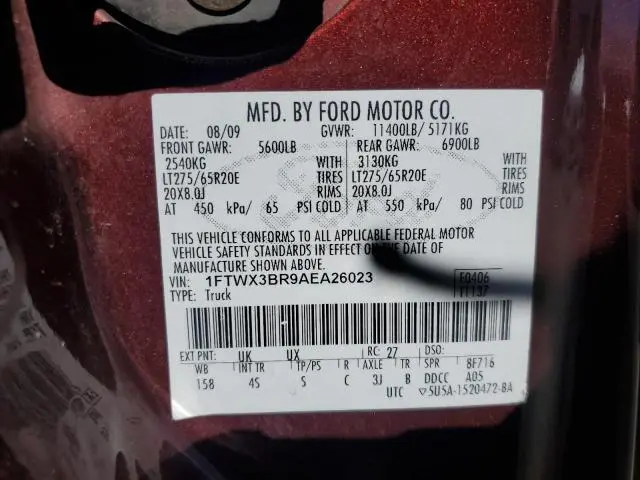 2010 FORD F350 SUPER DUTY  