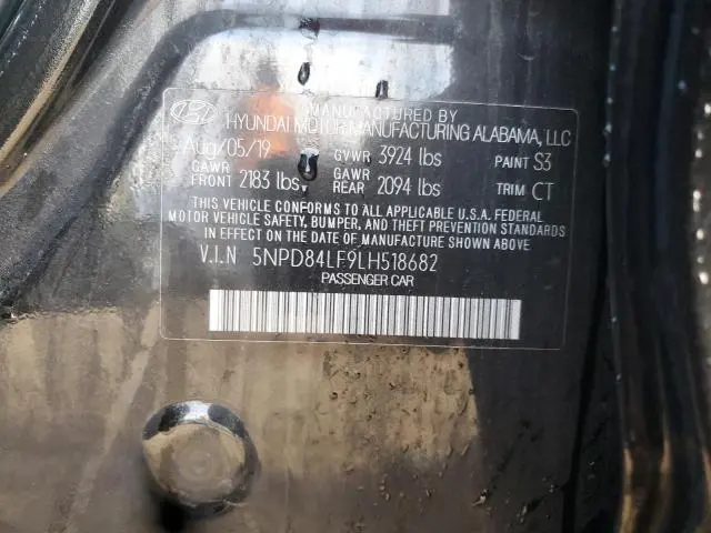 2020 HYUNDAI ELANTRA SEL  